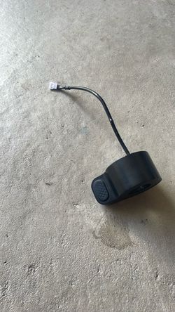 black electric scooter thumb throttle
