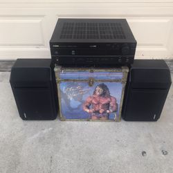 Yamaha Receiver $80 BOSE Speakers $60