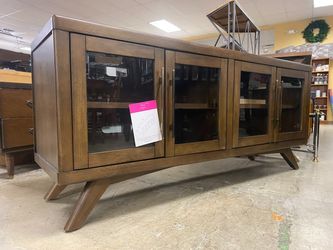 Redfield Modern Dark Wooden Console Table