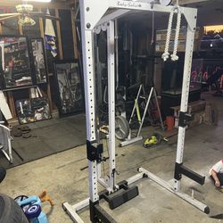 Bench Press And Cable Machine 