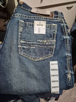 Jeans ariat  and cinch , $65 each no less, seagoville tx