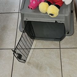 Dog Crate With Toys  Still Available 