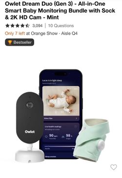 Owlet baby monitor