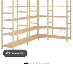 Ikea Ivar system corner shelf  $150 