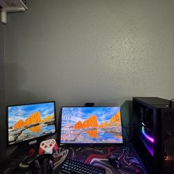 Competitive Gaming PC + Full Setup – i7-13700K • RTX 3060 Ti • 32GB DDR5 • 240Hz