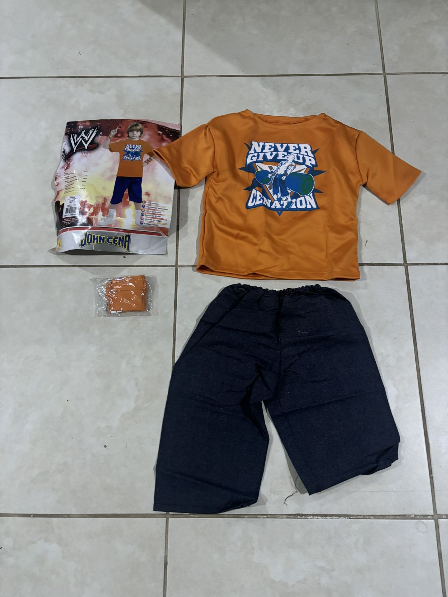 John cena Halloween costume kids small wwf wrestling wwe