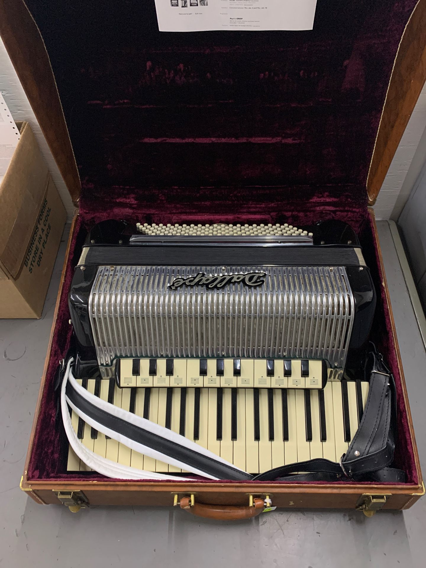 Dallape Organtone 1950s accordion