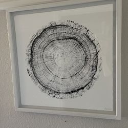 24” Tree Ring Art 