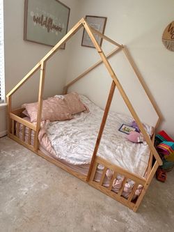 FULL Toddler Floor Bed Frame