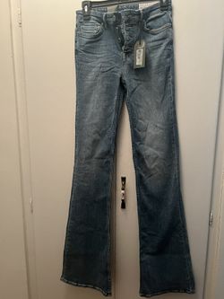 BRAND NEW All Saints Button Flare Fit Jeans size 27 with tags!