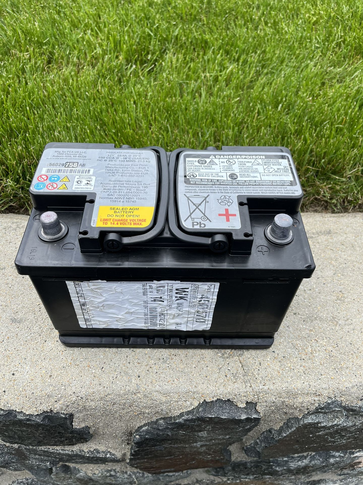 OEM Jeep Grand Cherokee Battery (Brand New)