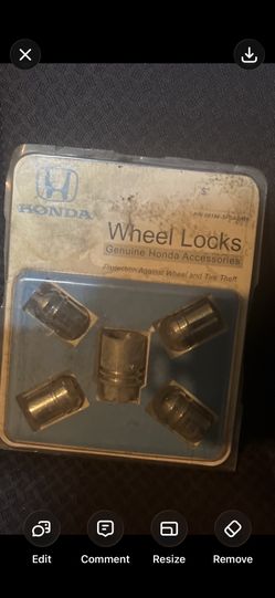 Honda Genuine Accessories Wheel Lock Set, still in the original retail package.