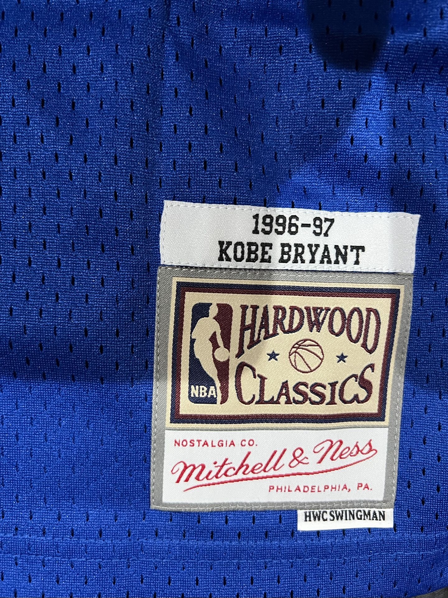 Los Angeles Lakers Kobe Bryant Mitchell Royal Blue Large Hardwood Classics