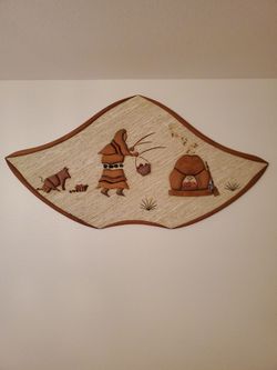 Paul Hallowell Original 3D Wood  Sculpture 'FATTENED FOR THE FEAST' Wall Art