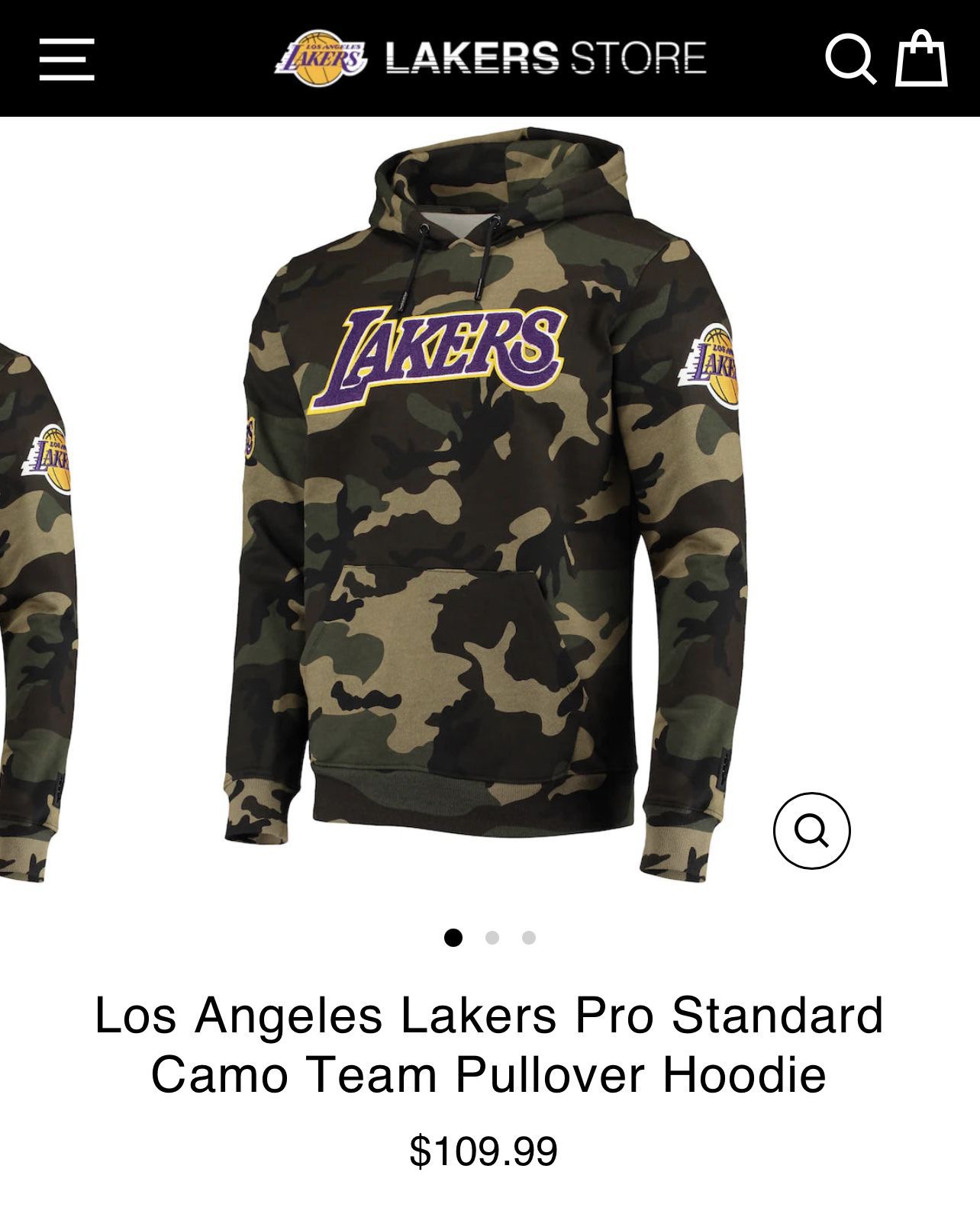Los Angeles Lakers Camo Team Pullover Hoodie for Sale in Irvine, CA -  OfferUp