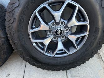 Ford Bronco OEM 17” Wheels & BFGoodrich KO2 Tires + Spare