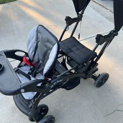 Sit and stand Double Stroller