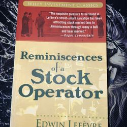 Reminiscences Of Stock Operator 