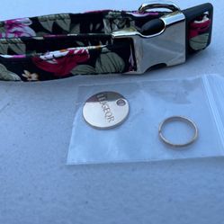 New Small Dog Collar Floral 