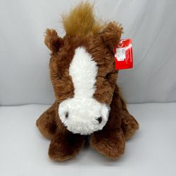 Aurora Stuffed Brown Horse