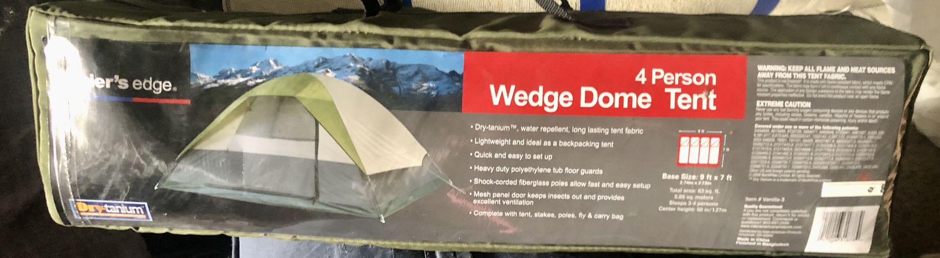 Wedge Dome Tent