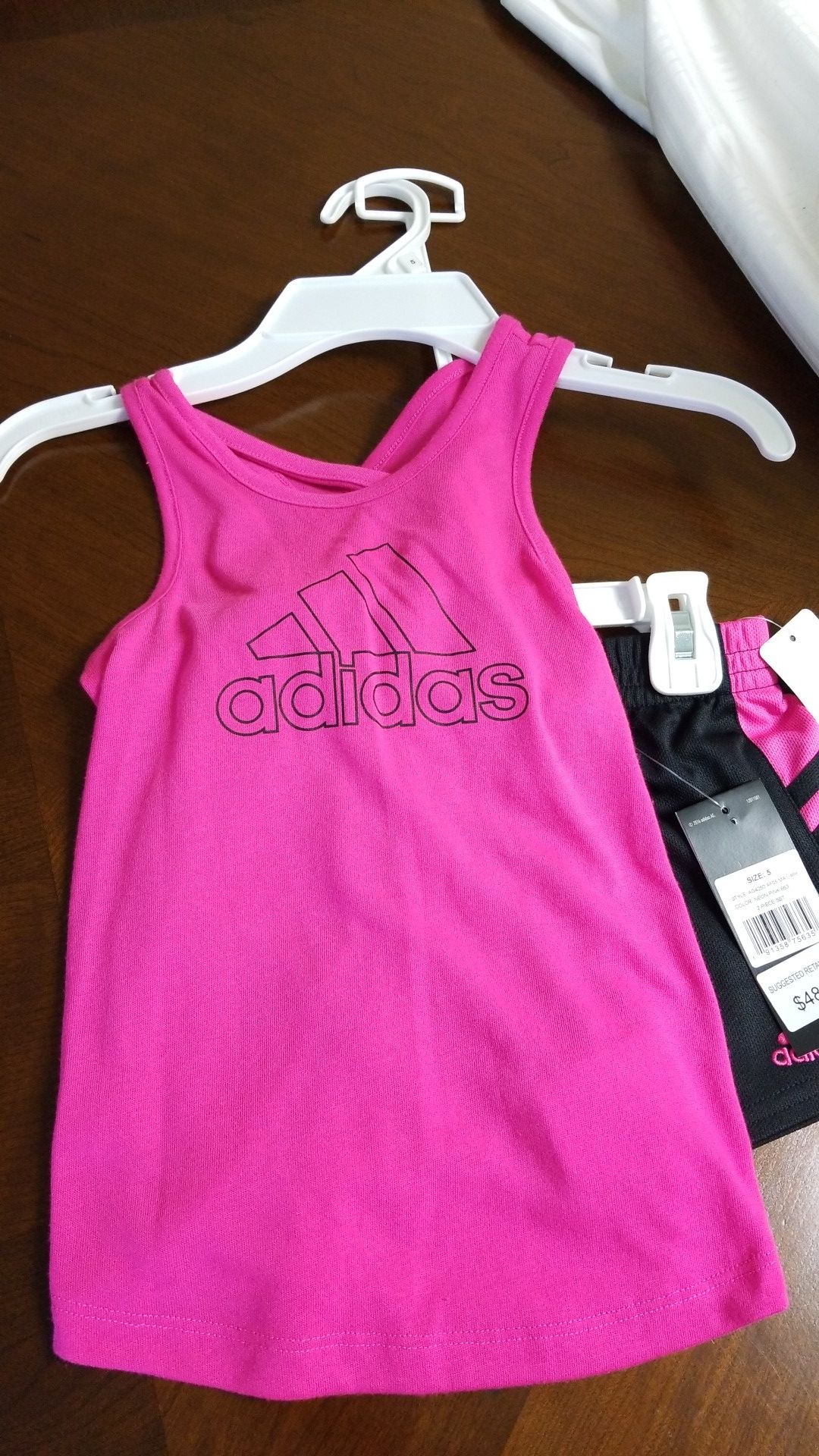 Adidas short set size 5