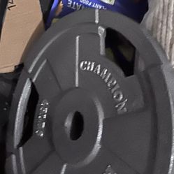 2x 45lb Champion Barbell Olympic Grip Plates 