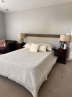 Queen Bed And Night Stand