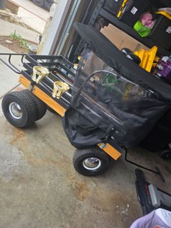 Cartwheels USA Wagon Double Duly Heavy Duty w/Ice Chest Tray