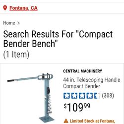 Compact Bender Bench