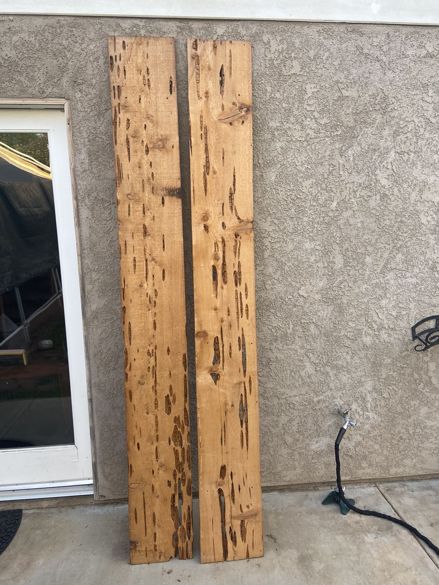 Reclaimed wood. Pecky Cedar 8’ x12” 1” boards.
