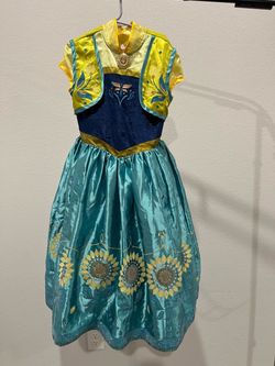 Frozen Anna Girls Costume Dress Sz M