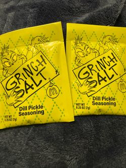 McDonald’s limited edition Grinch Salt Dill Pickle Seasoning
