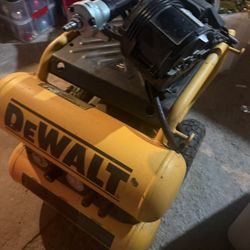DEWALT Air compressor & Metabo Coiled Framing Nailer 