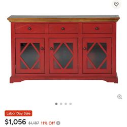 Talon Brand 55" Shelter Bay Credenza Buffet and Sideboard