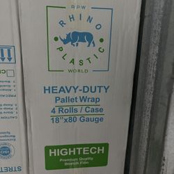 Clear Plastic Wrap 18” X 80 Gauge 4 Rolls Case 22lbs Wholesale Price $21