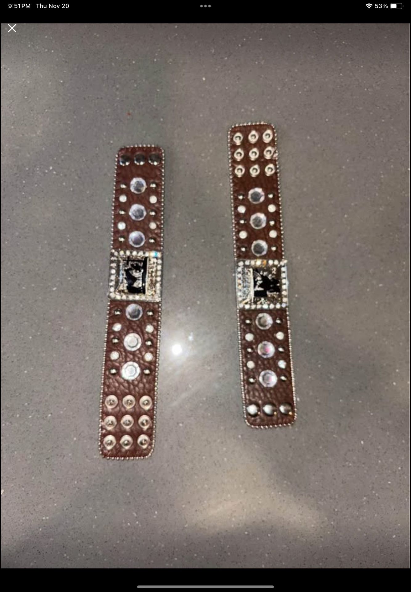 Ariat Women's Leather Belt Bracelet