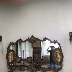 Espejo Con Candelabros 