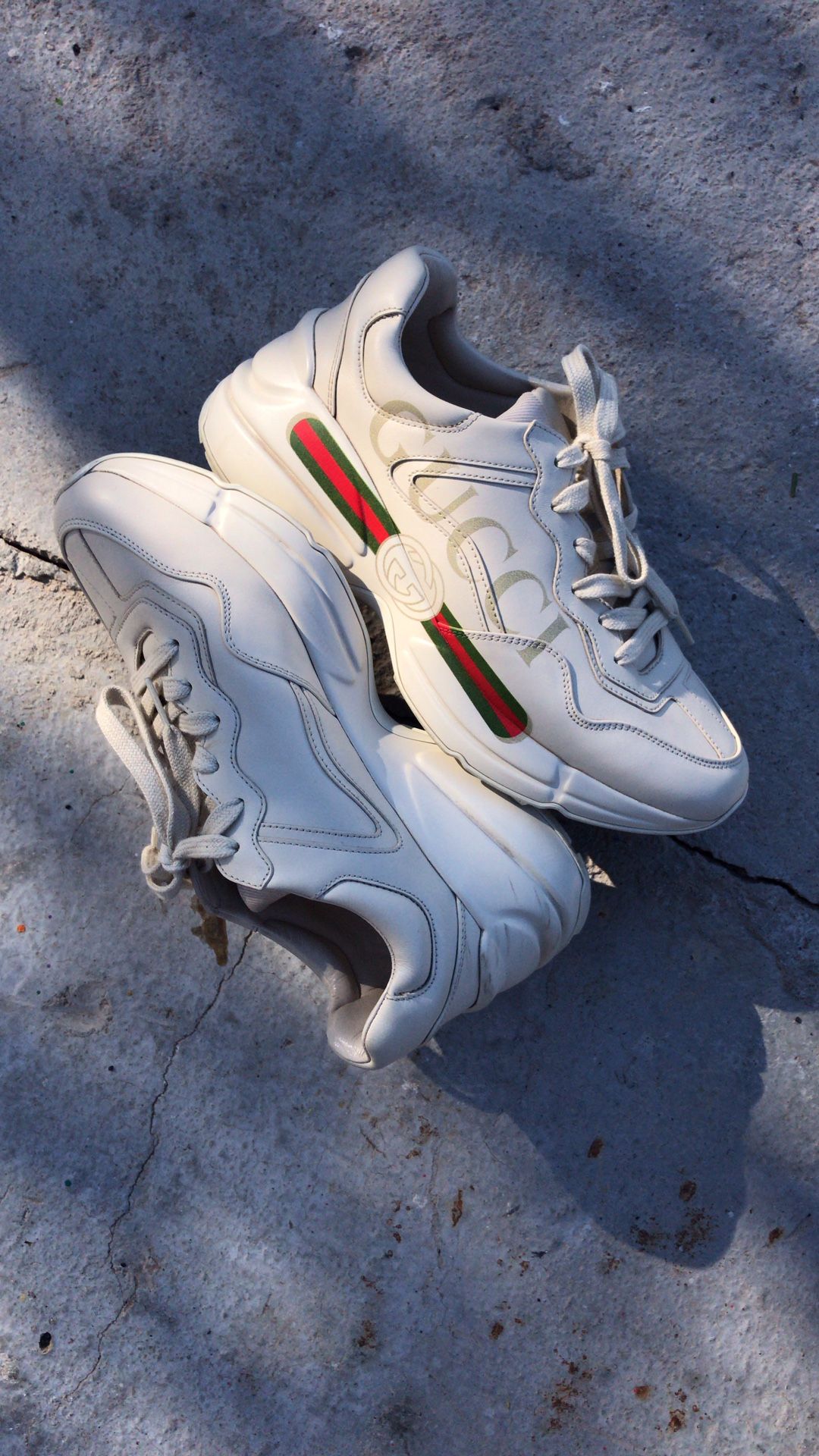 Womens Gucci Rython 39.5 sneakers