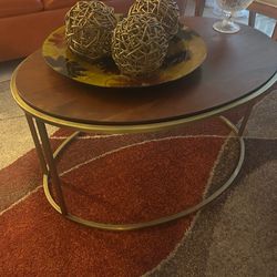 Oval Shape Coffee Table