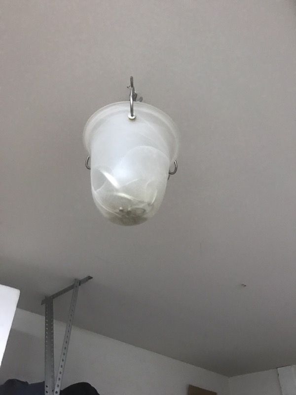 Two light dinner room and ceiling