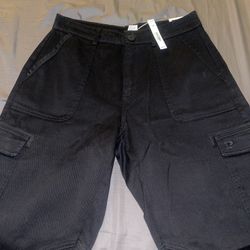 Womens Black Cargo Pants from Victoria Secret PINK