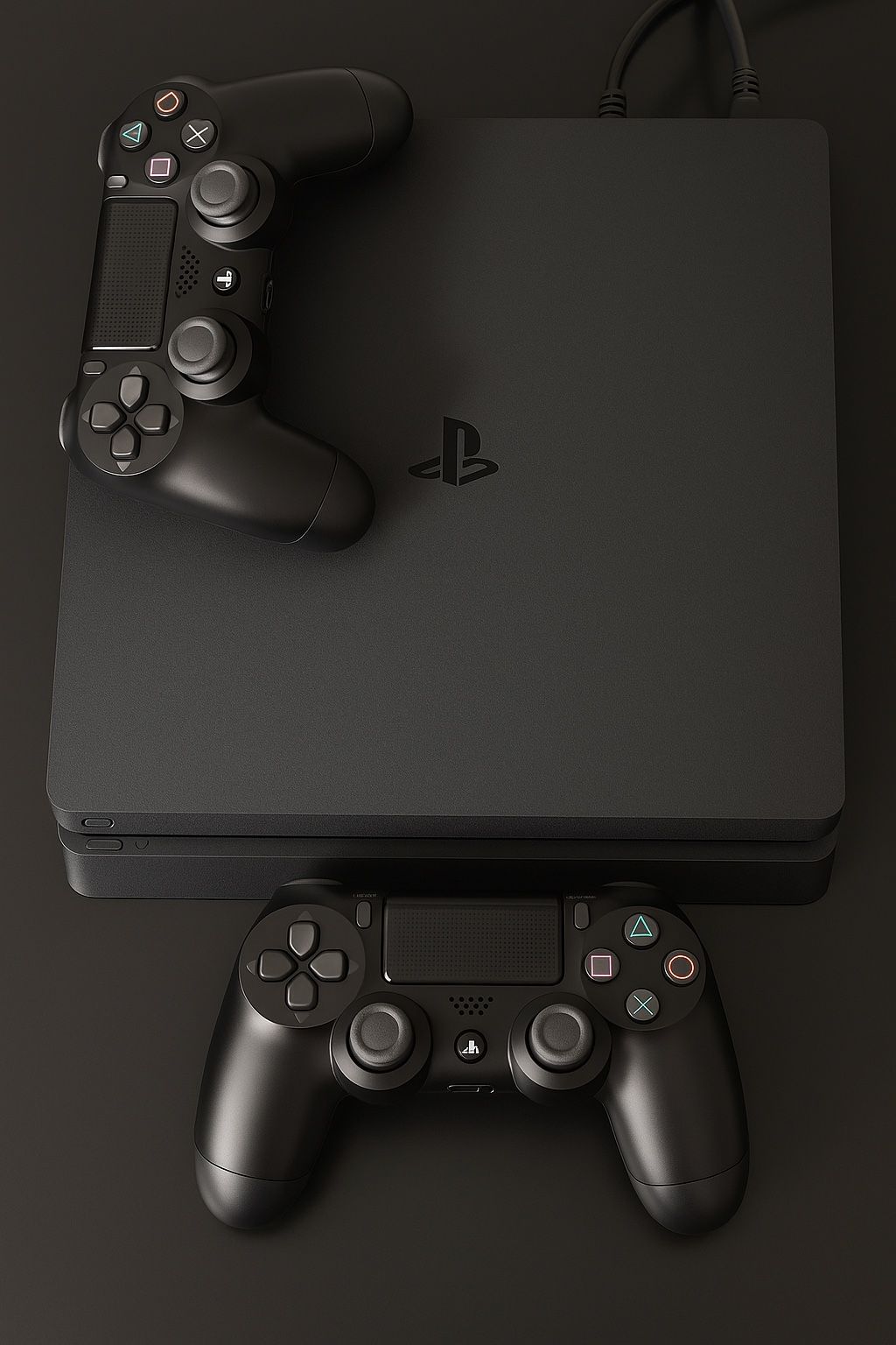 PS4 Slim 1TB Bundle  2 Controllers + Cables