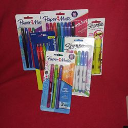 New Pens And Highlighters