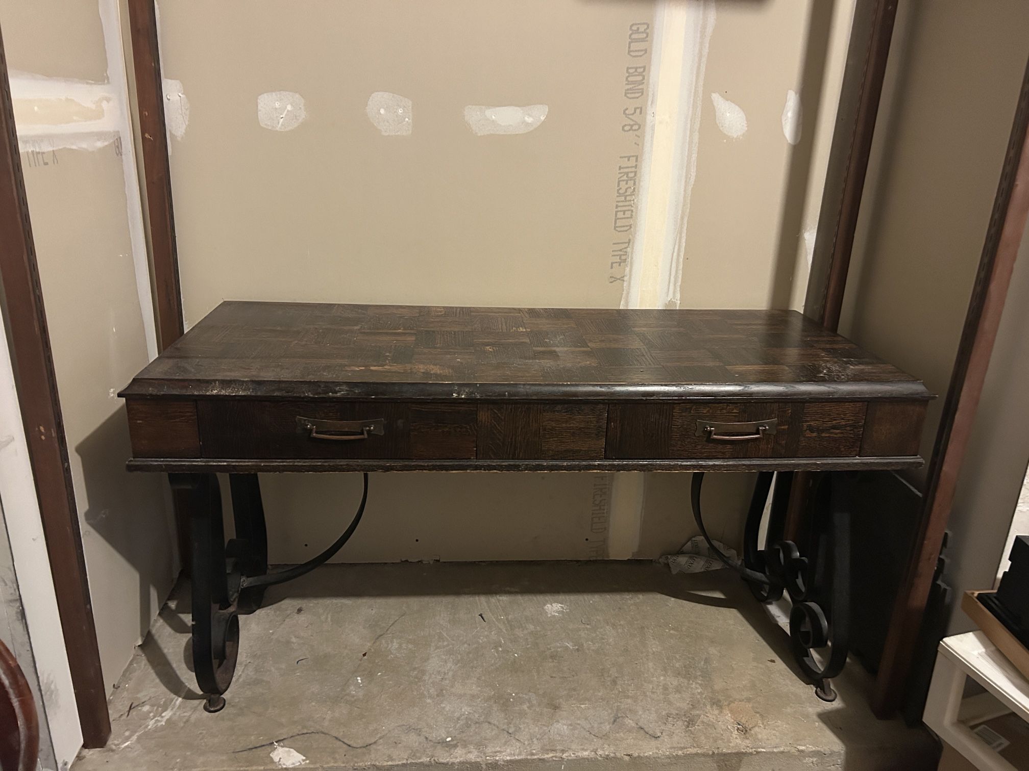 FREE Heavy Wood Desk