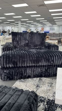 Wrapped in luxuriously soft jumbo corduroy, this oversized chaise