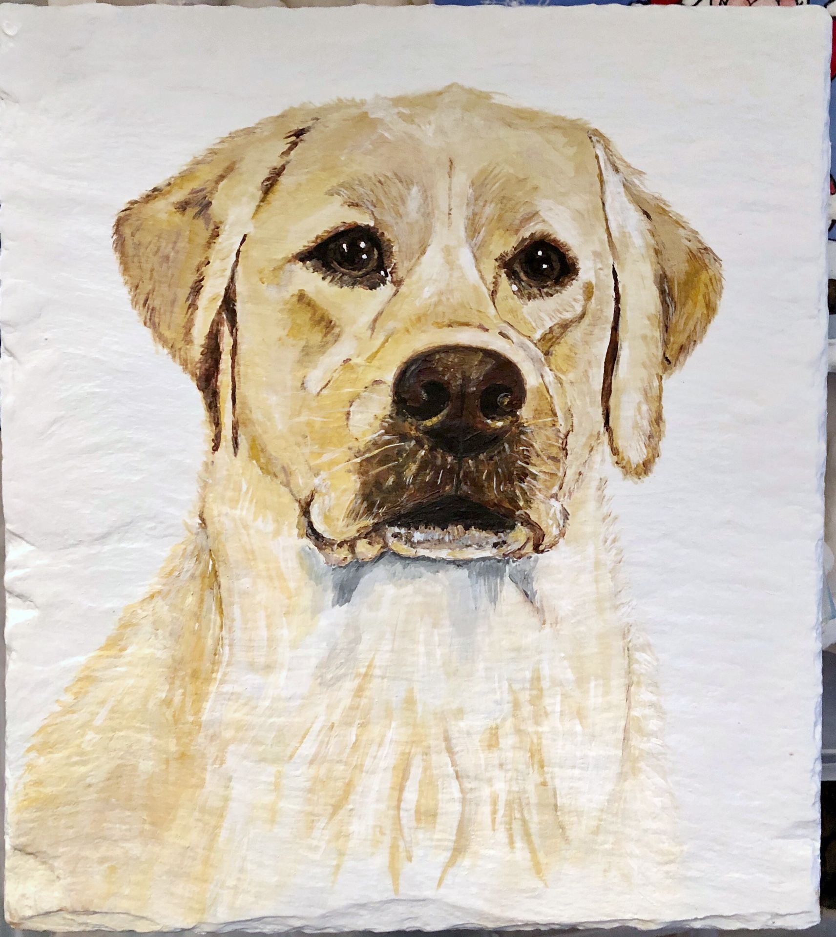 Customized Hand-Painted Animal Pet Portraits on Slate