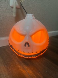 Nightmare Before Christmas Halloween Blow Mold Light-10 in Pumpkin 🎃