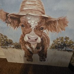 Cow Canvas 
