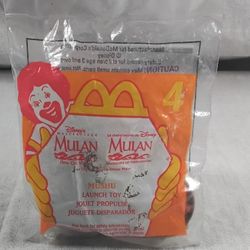 McDonalds Happy Meal Toy Disney's Mulan #4 Mushu Launch Toy 1998